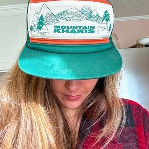 Mountain trucker hat